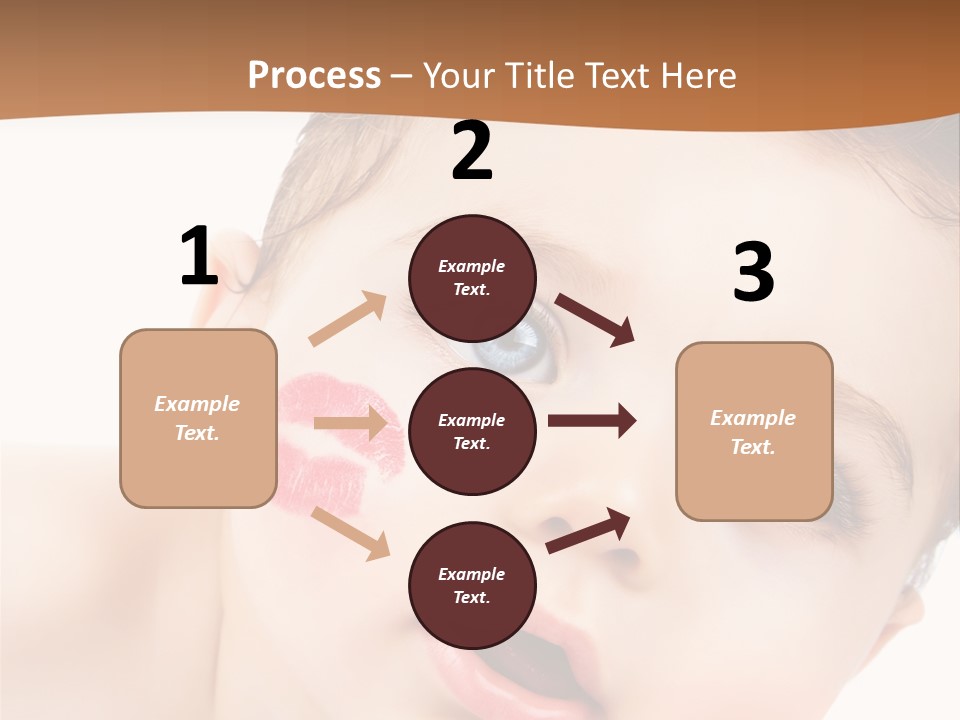Beauty White Teen PowerPoint Template