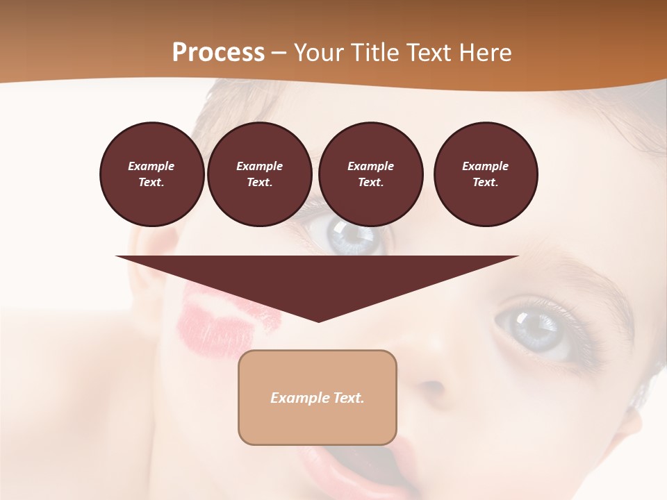 Beauty White Teen PowerPoint Template