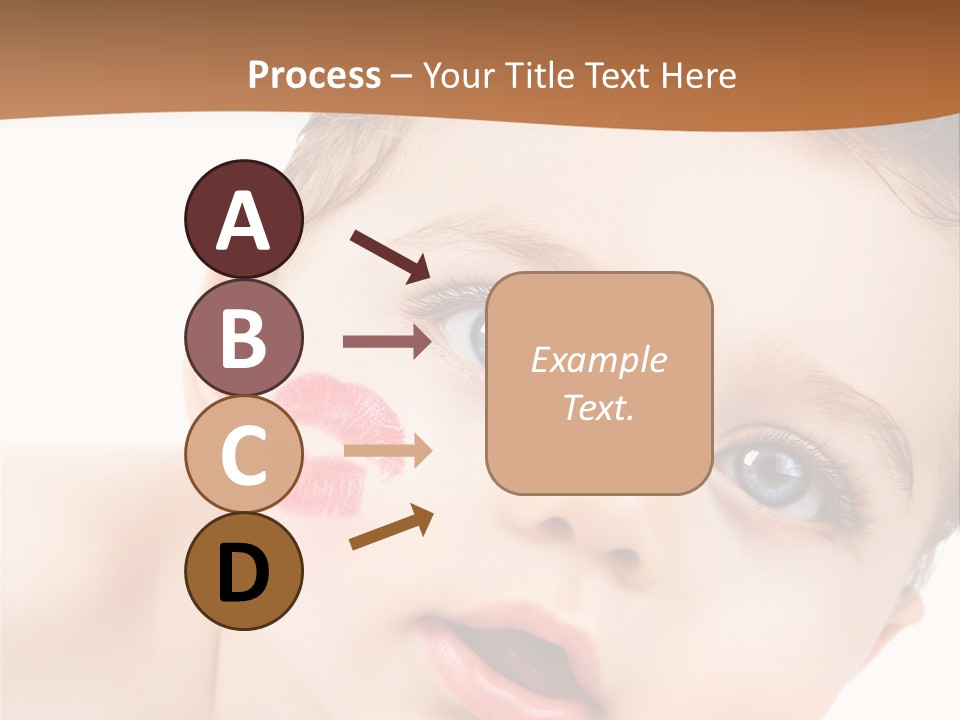 Beauty White Teen PowerPoint Template