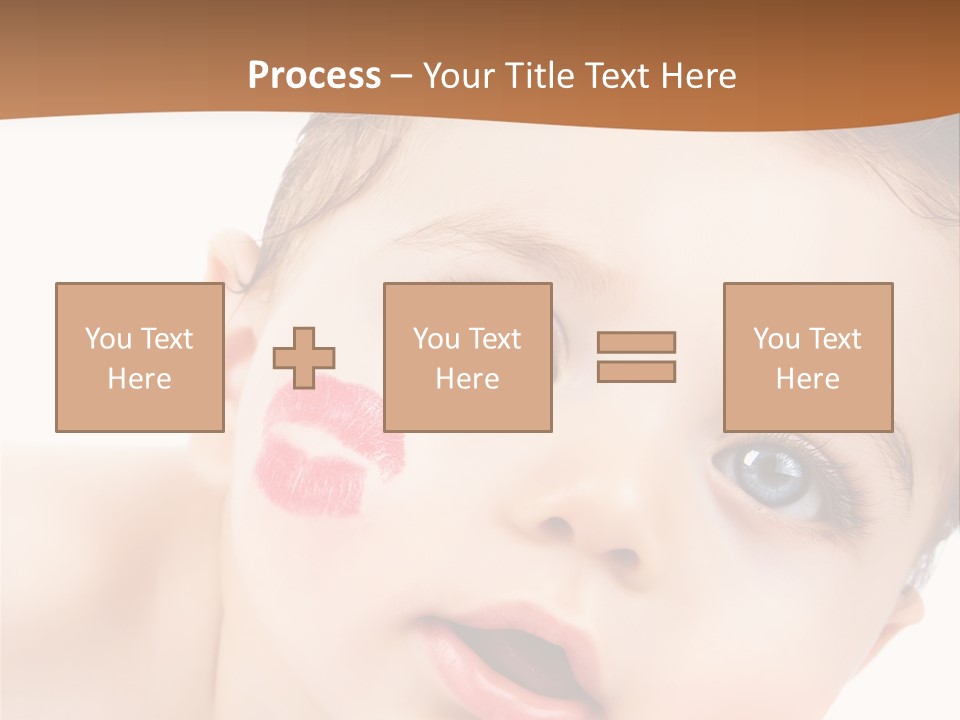 Beauty White Teen PowerPoint Template