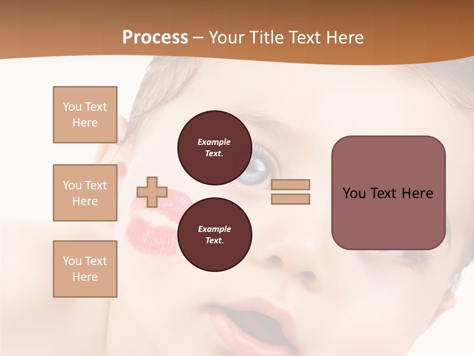 Beauty White Teen PowerPoint Template