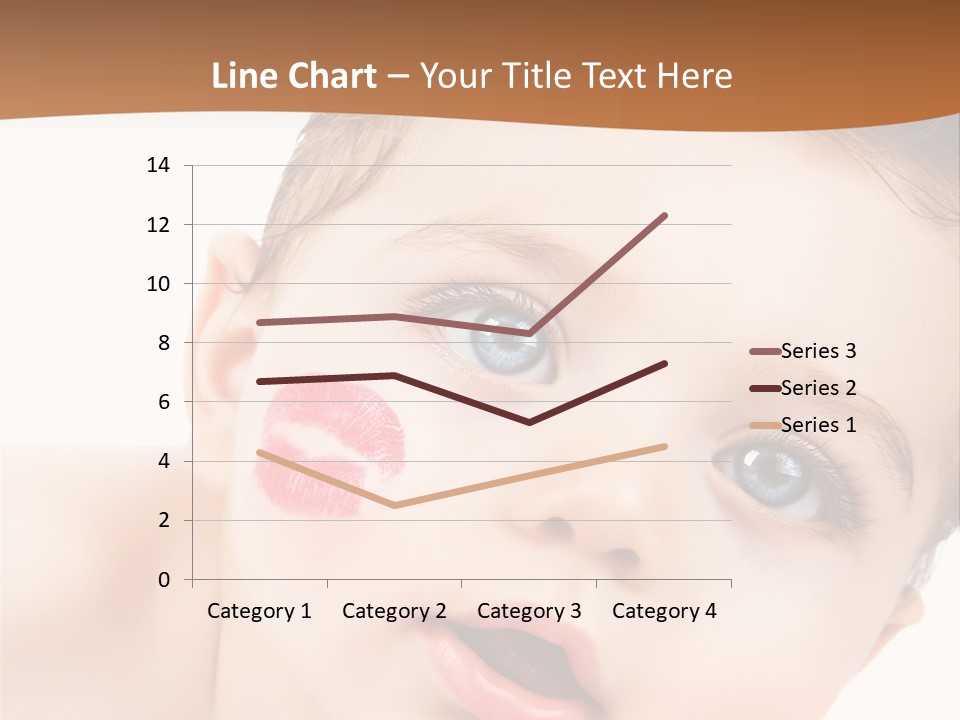 Beauty White Teen PowerPoint Template
