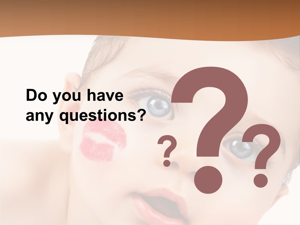 Beauty White Teen PowerPoint Template