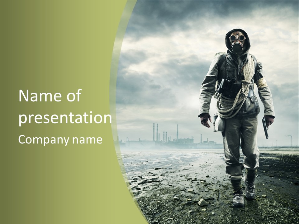 Destruction Pollution Apocalyptic PowerPoint Template