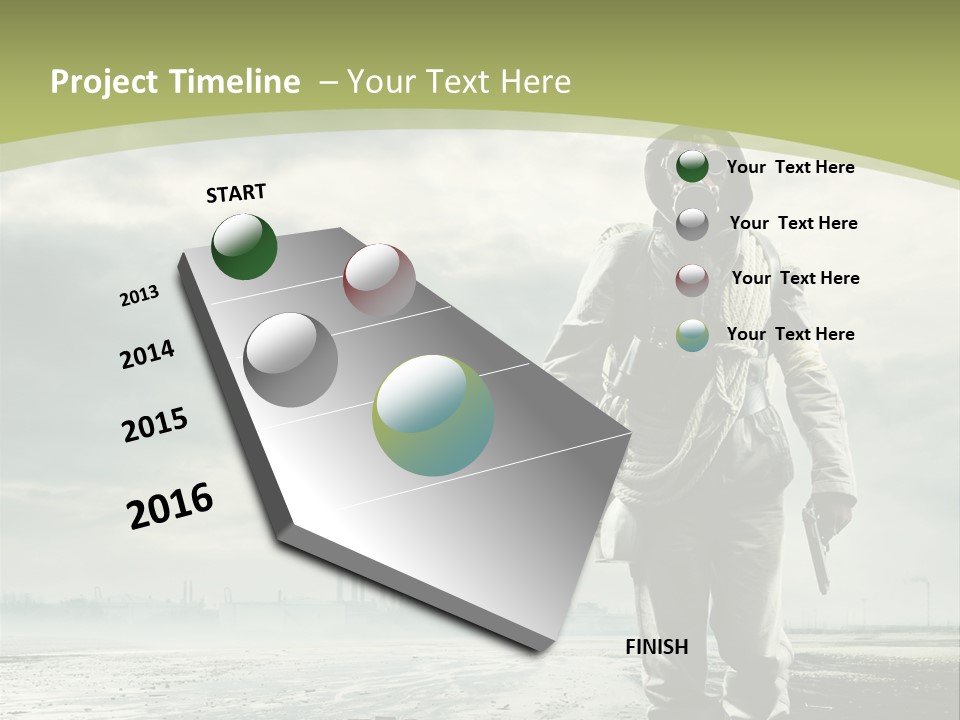 Destruction Pollution Apocalyptic PowerPoint Template