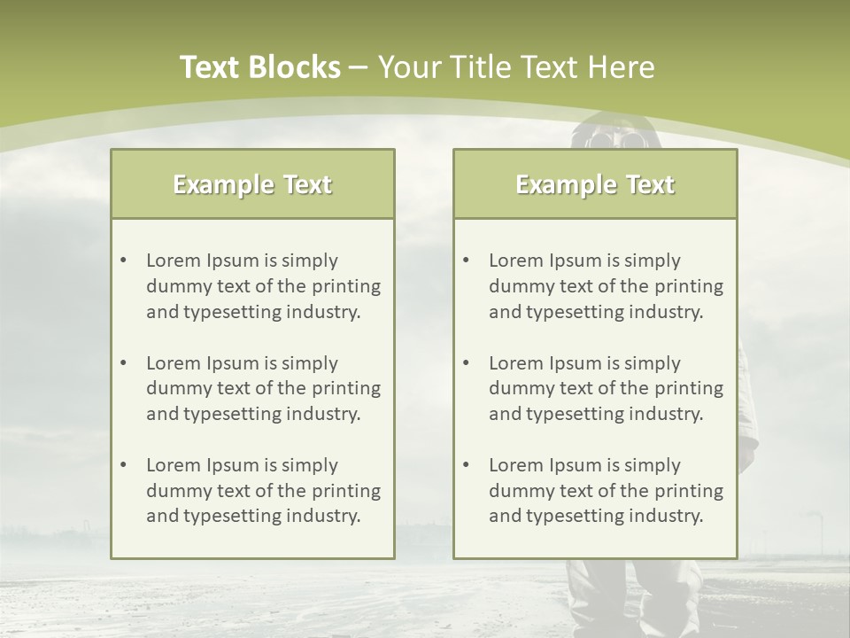 Destruction Pollution Apocalyptic PowerPoint Template