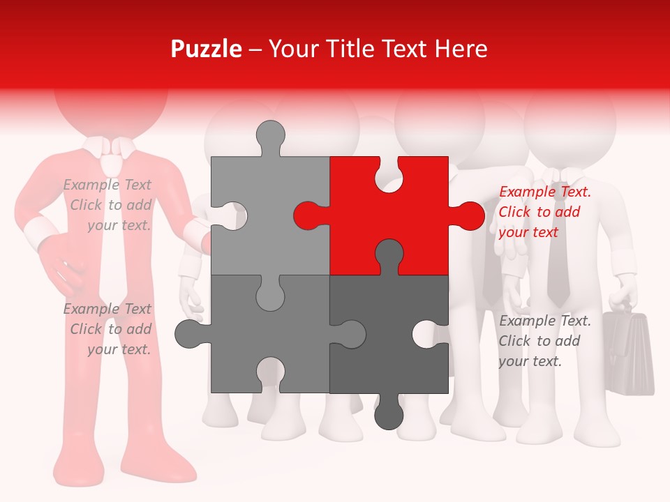 Graphics Businesspeople Guy PowerPoint Template