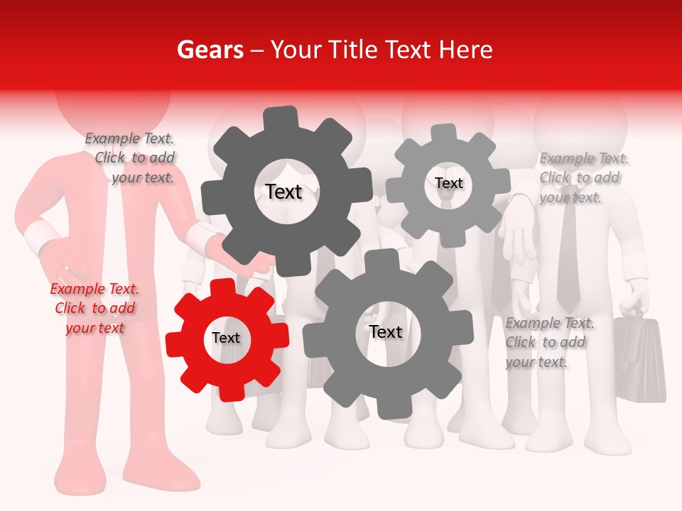 Graphics Businesspeople Guy PowerPoint Template