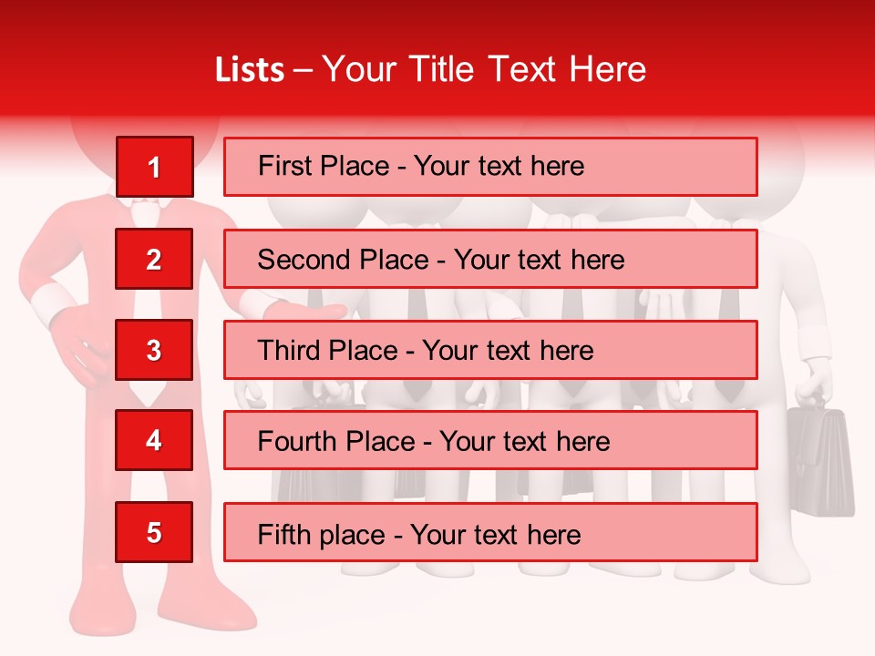 Graphics Businesspeople Guy PowerPoint Template