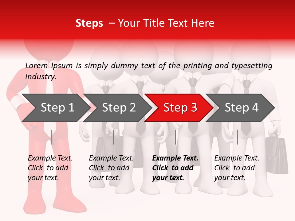 Graphics Businesspeople Guy PowerPoint Template