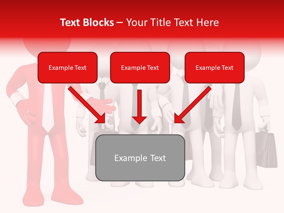 Graphics Businesspeople Guy PowerPoint Template
