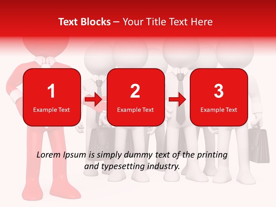 Graphics Businesspeople Guy PowerPoint Template