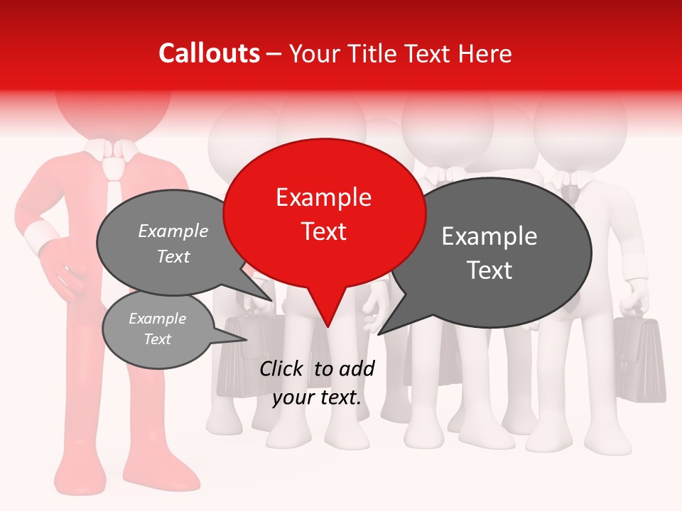 Graphics Businesspeople Guy PowerPoint Template