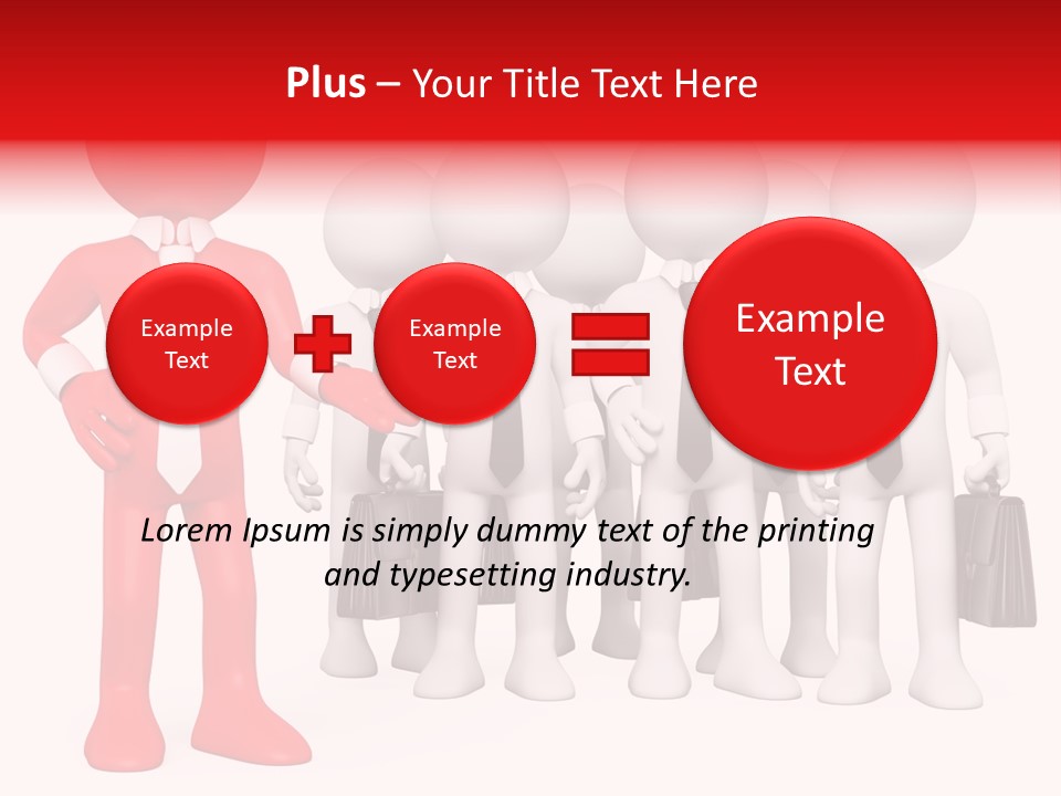 Graphics Businesspeople Guy PowerPoint Template