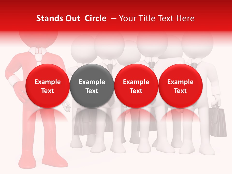 Graphics Businesspeople Guy PowerPoint Template