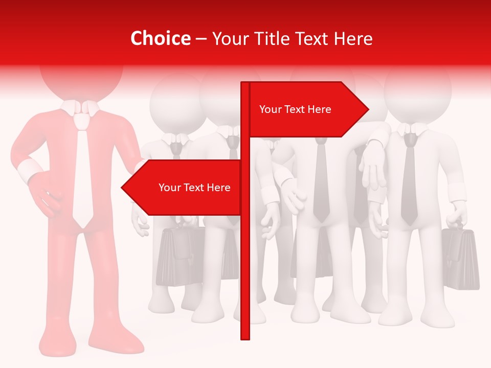 Graphics Businesspeople Guy PowerPoint Template