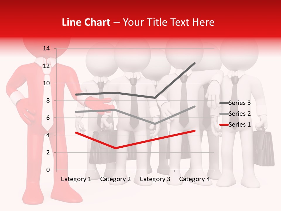 Graphics Businesspeople Guy PowerPoint Template