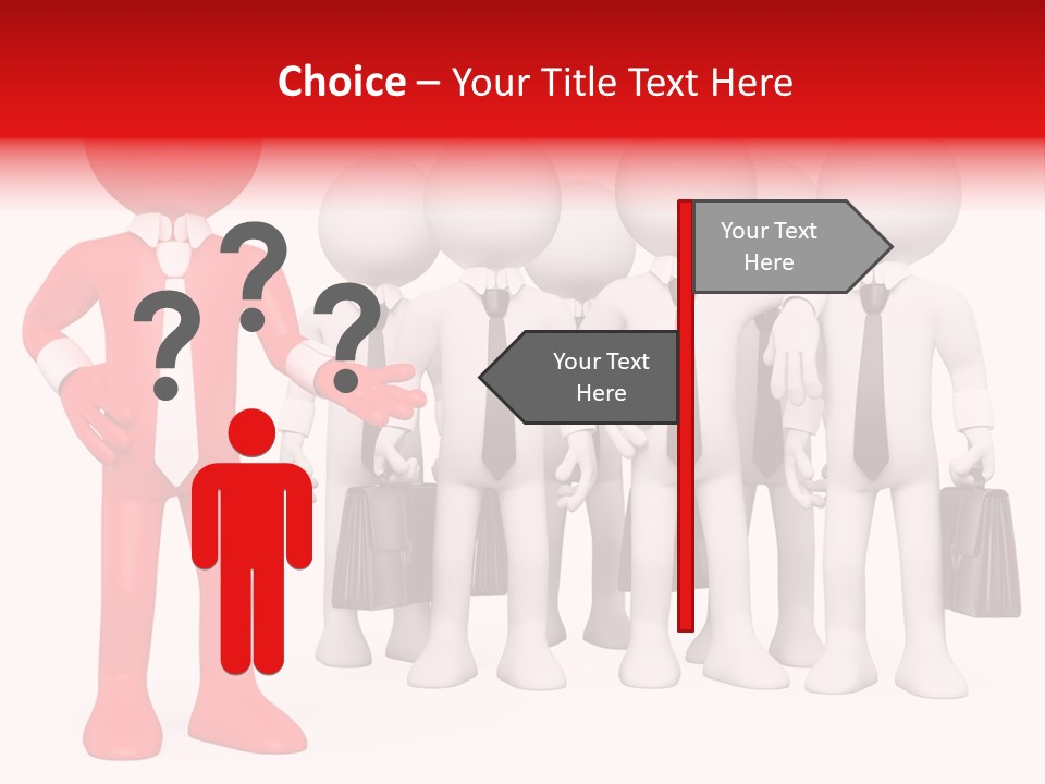 Graphics Businesspeople Guy PowerPoint Template