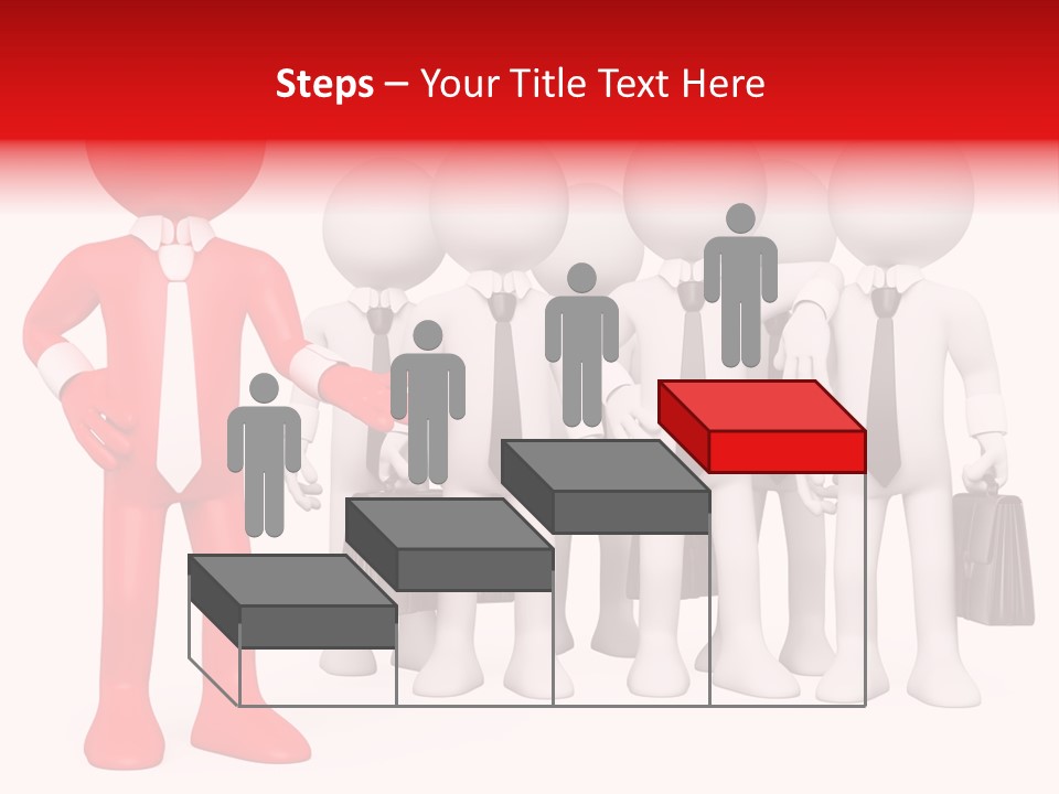 Graphics Businesspeople Guy PowerPoint Template