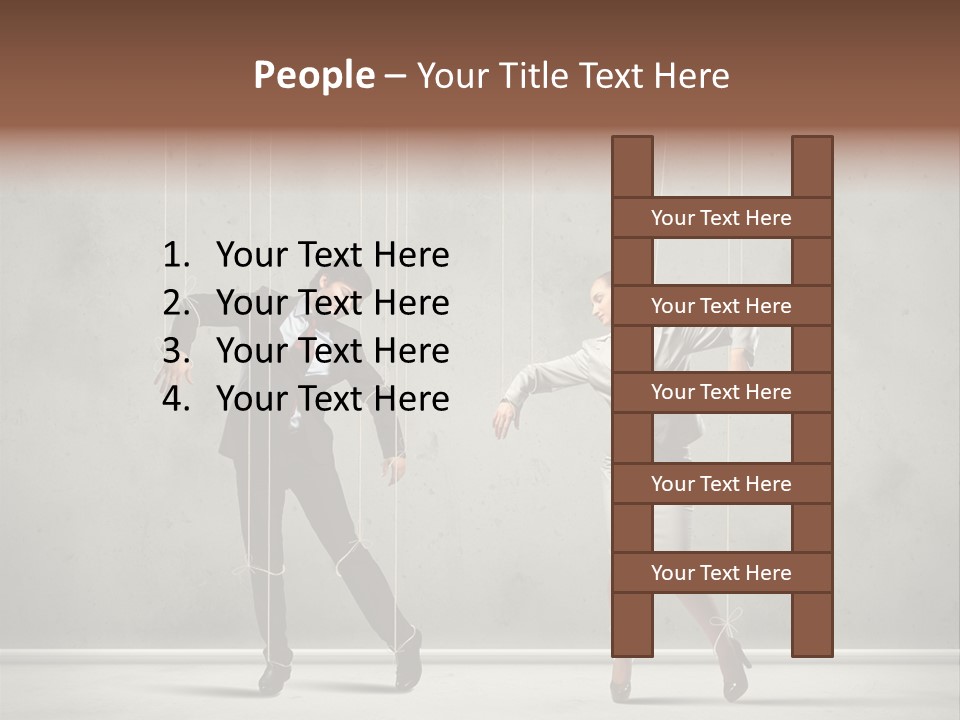 Manipulate People Corporate PowerPoint Template