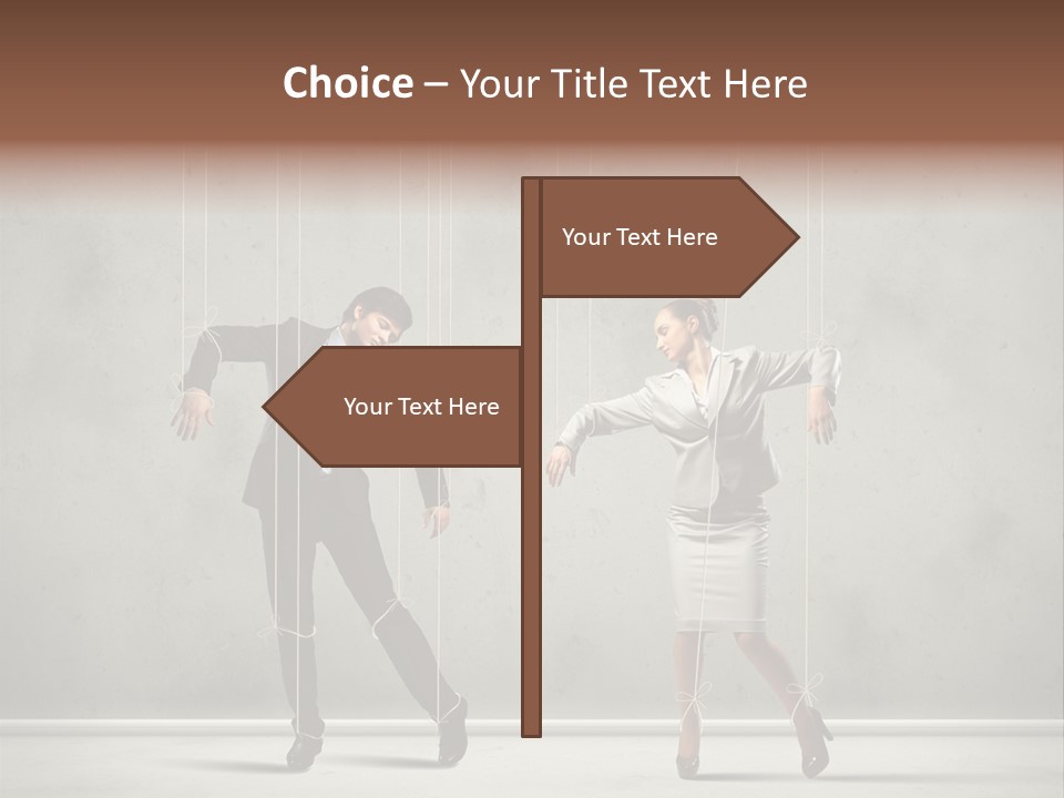 Manipulate People Corporate PowerPoint Template