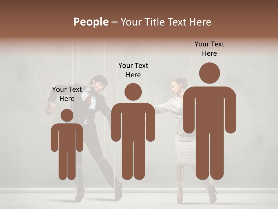 Manipulate People Corporate PowerPoint Template