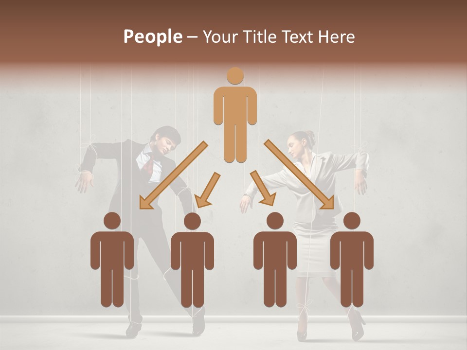 Manipulate People Corporate PowerPoint Template