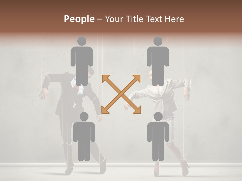 Manipulate People Corporate PowerPoint Template