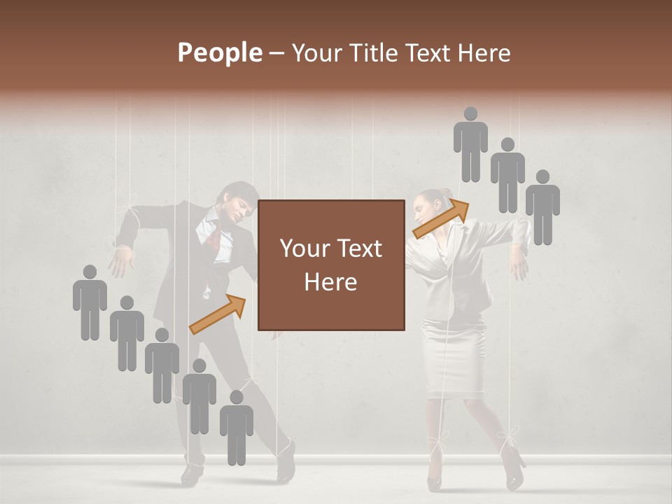 Manipulate People Corporate PowerPoint Template