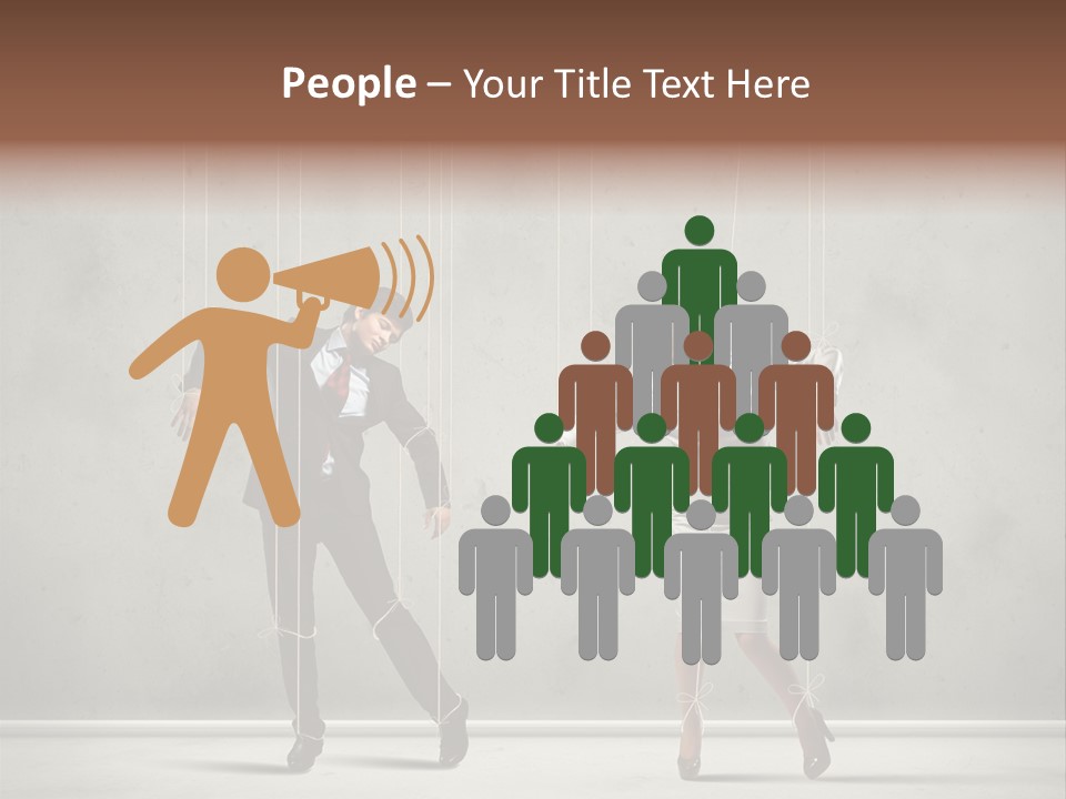 Manipulate People Corporate PowerPoint Template