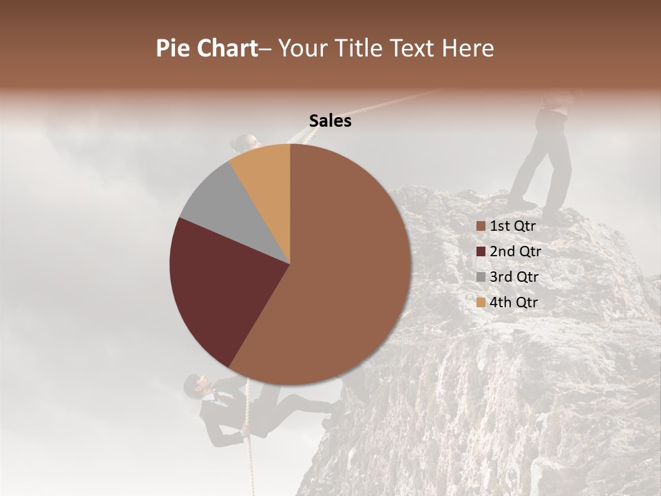Concept Perspective Mountain PowerPoint Template