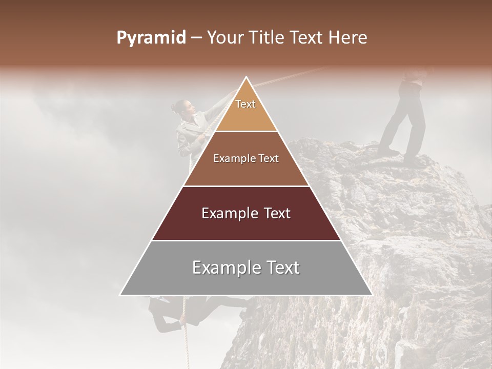 Concept Perspective Mountain PowerPoint Template