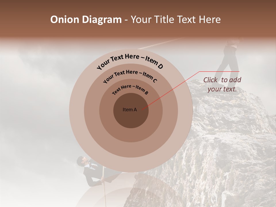 Concept Perspective Mountain PowerPoint Template