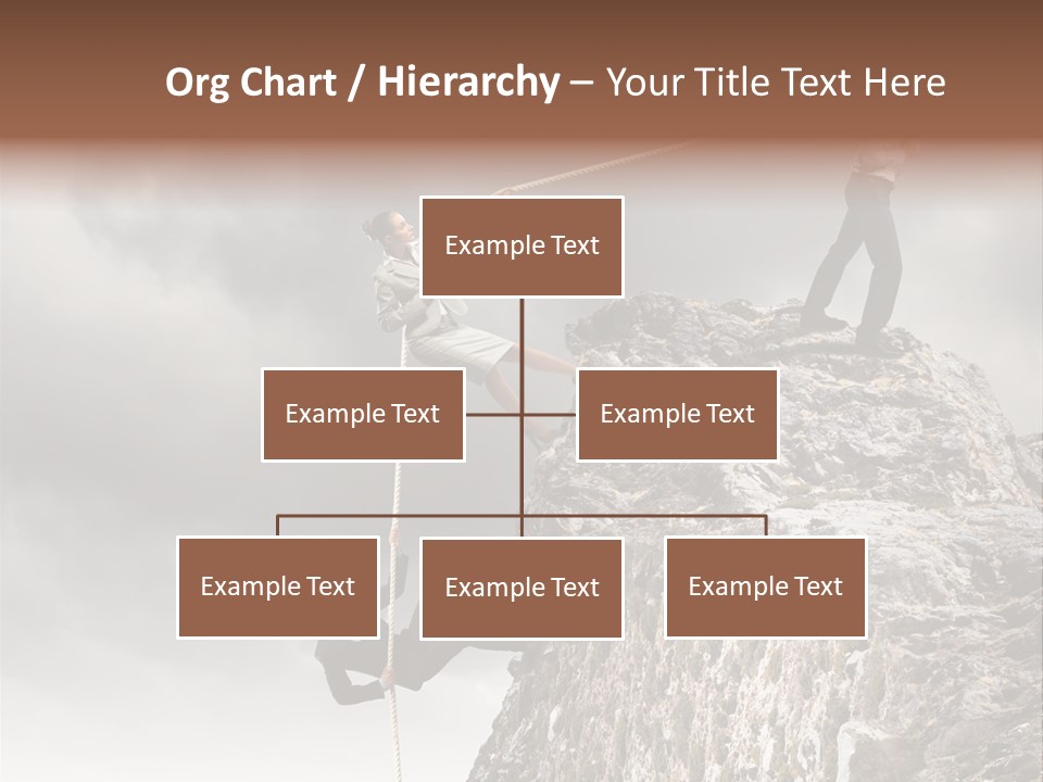 Concept Perspective Mountain PowerPoint Template