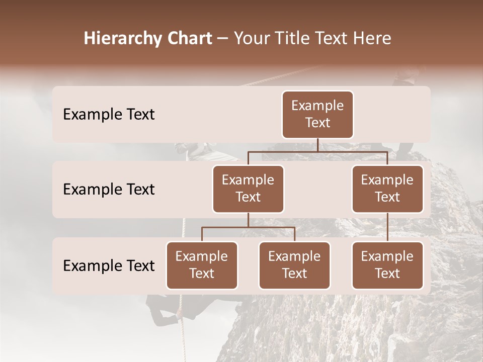 Concept Perspective Mountain PowerPoint Template
