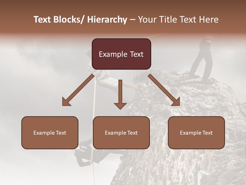 Concept Perspective Mountain PowerPoint Template