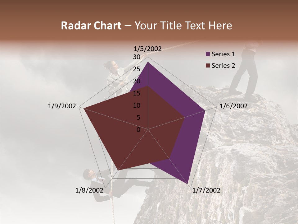 Concept Perspective Mountain PowerPoint Template