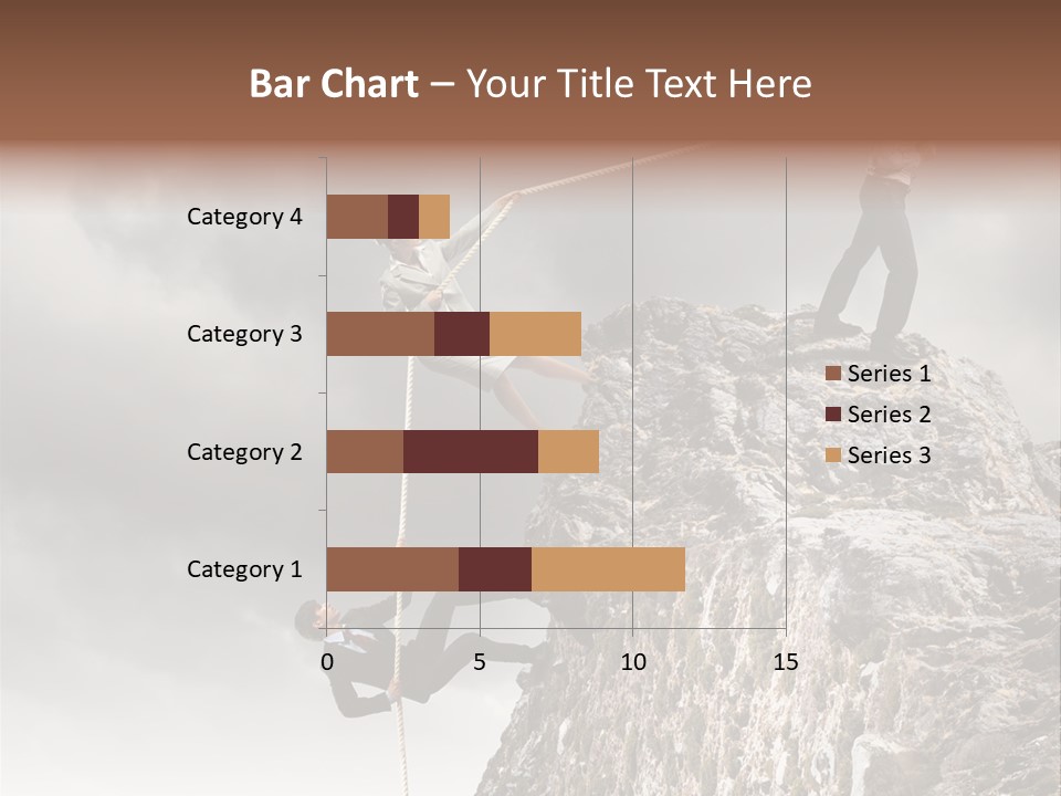 Concept Perspective Mountain PowerPoint Template