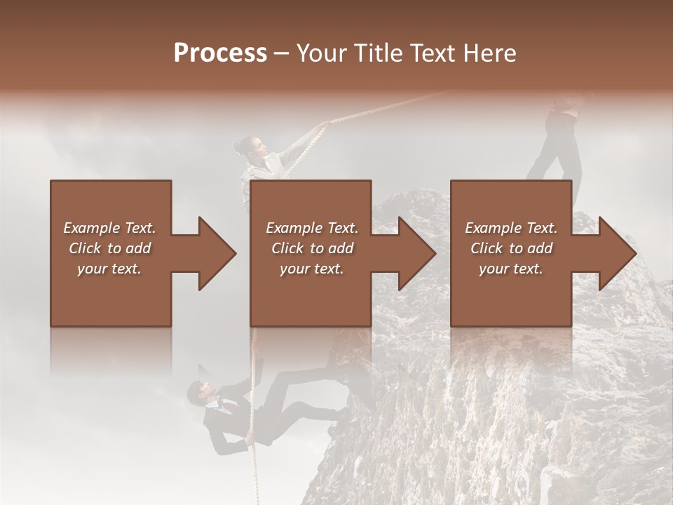 Concept Perspective Mountain PowerPoint Template