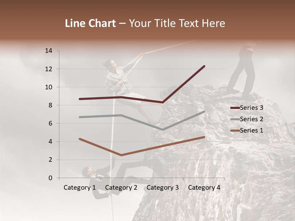 Concept Perspective Mountain PowerPoint Template