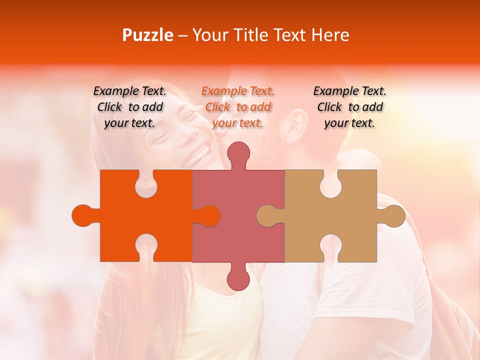 Boyfriend Mixed Race Date PowerPoint Template