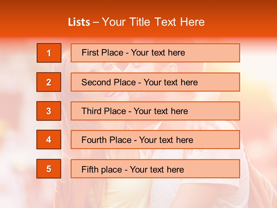 Boyfriend Mixed Race Date PowerPoint Template