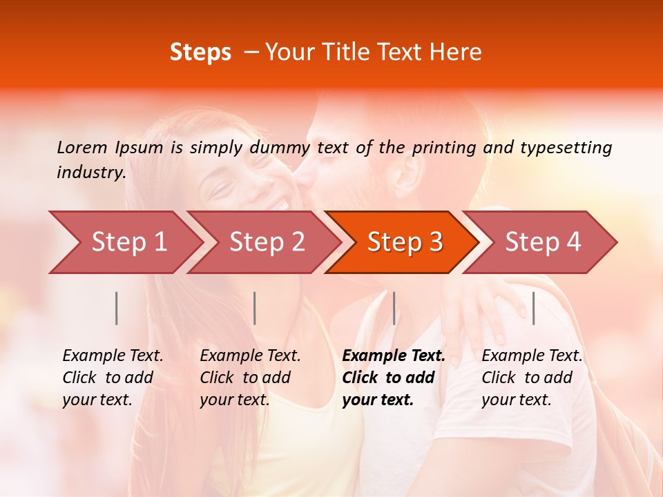 Boyfriend Mixed Race Date PowerPoint Template