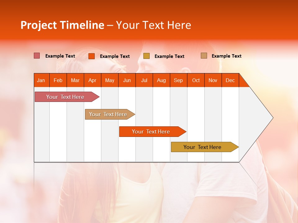 Boyfriend Mixed Race Date PowerPoint Template