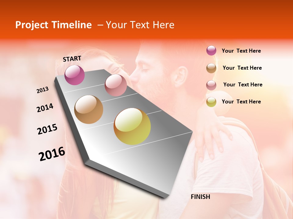 Boyfriend Mixed Race Date PowerPoint Template