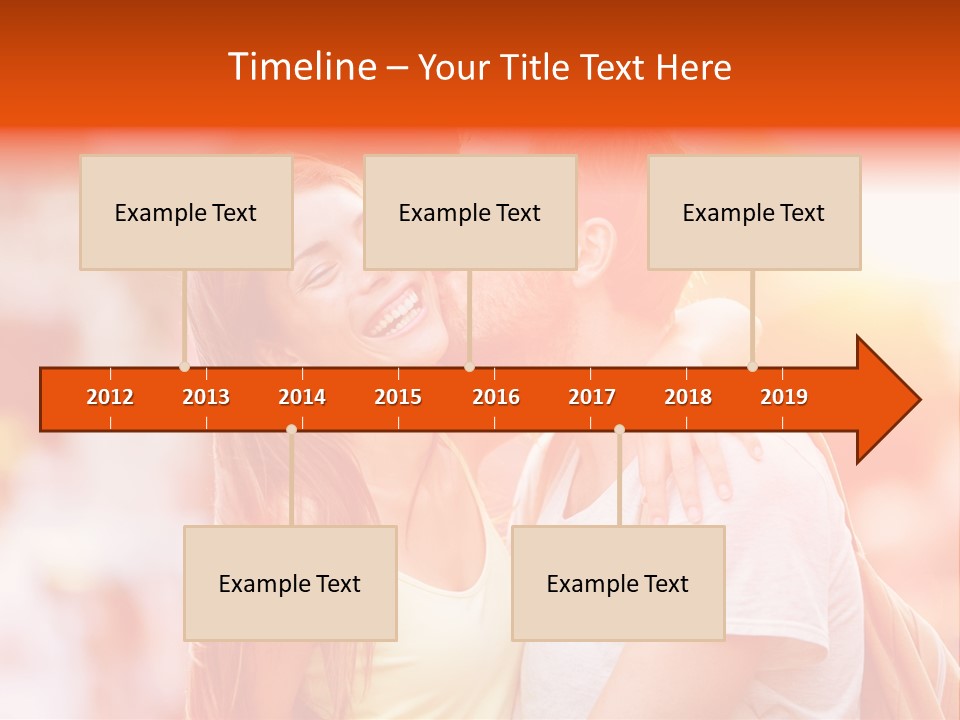 Boyfriend Mixed Race Date PowerPoint Template