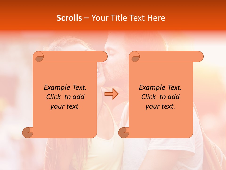 Boyfriend Mixed Race Date PowerPoint Template
