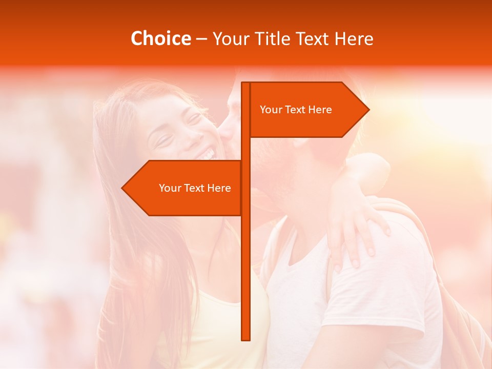 Boyfriend Mixed Race Date PowerPoint Template