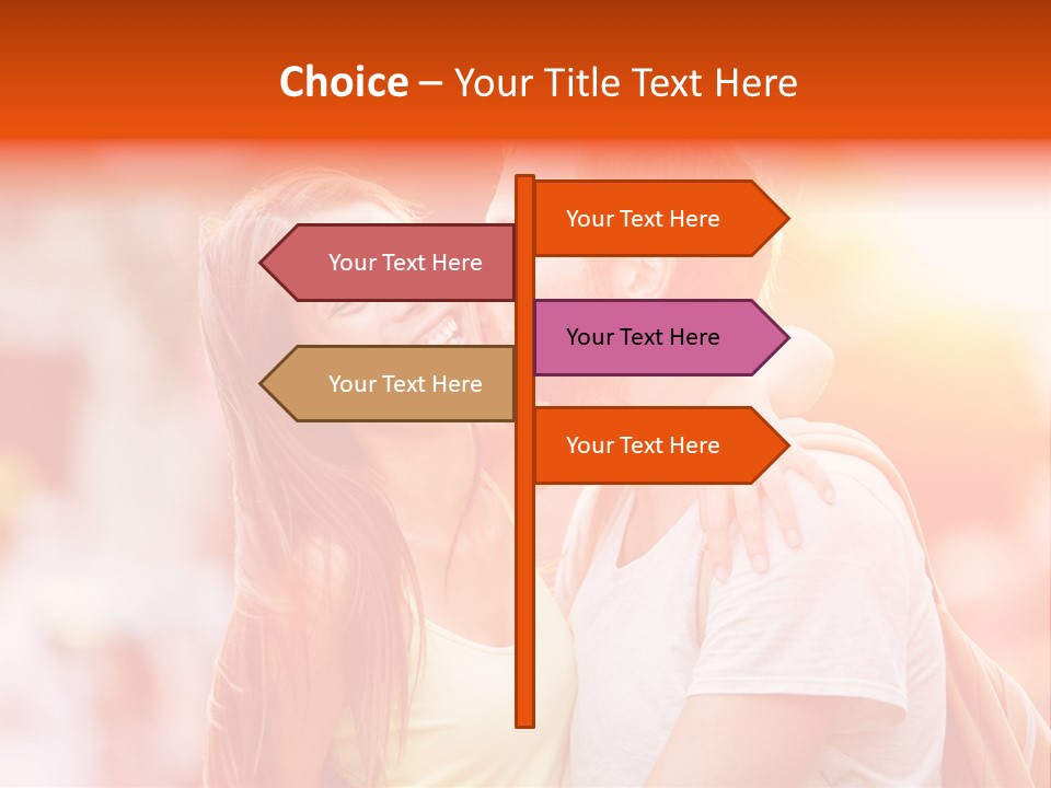 Boyfriend Mixed Race Date PowerPoint Template