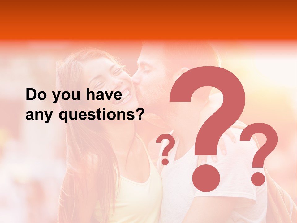 Boyfriend Mixed Race Date PowerPoint Template